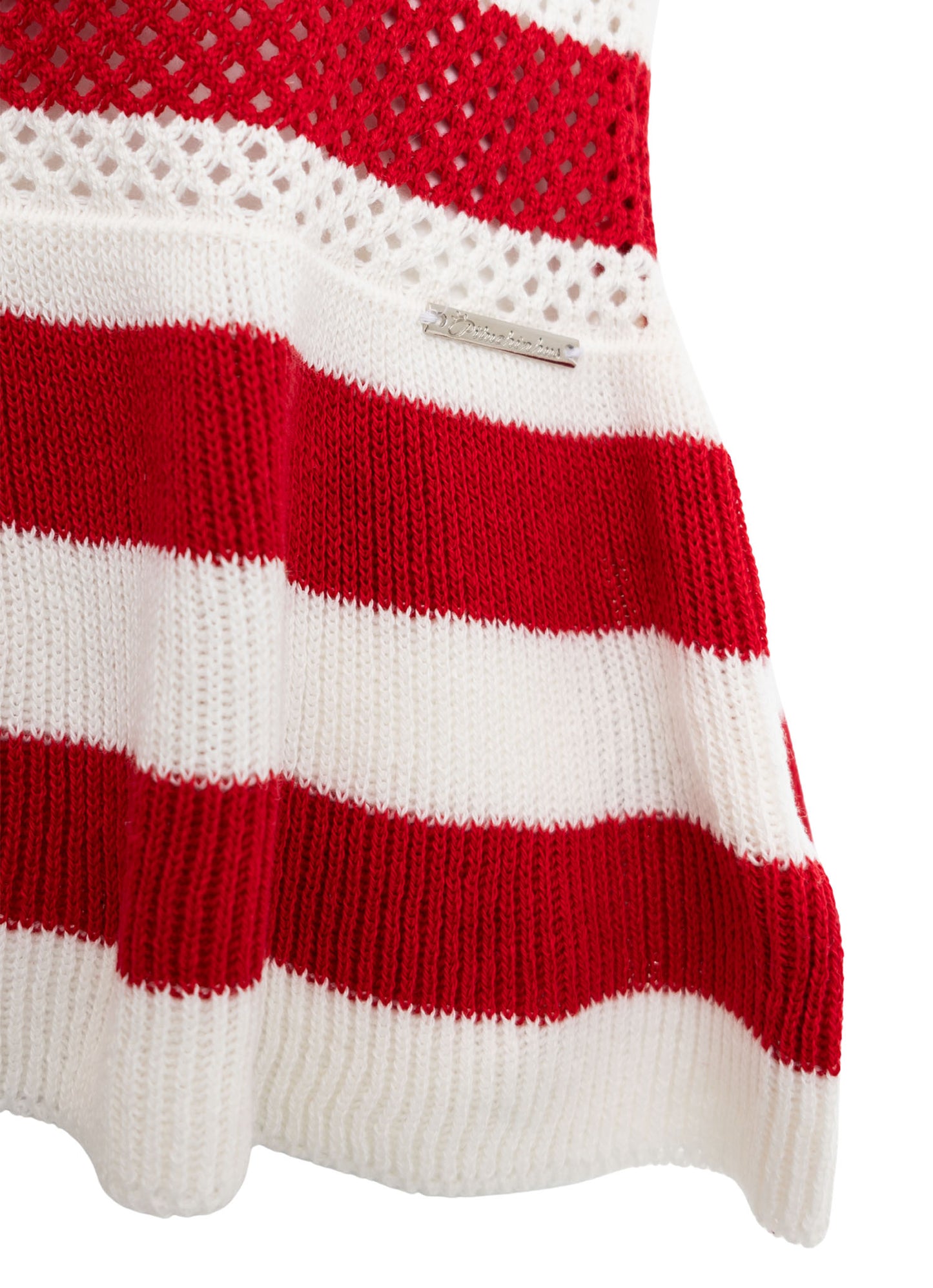 Regata Tricot Babado Cereja  Resort