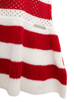 Regata Tricot Babado Cereja  Resort