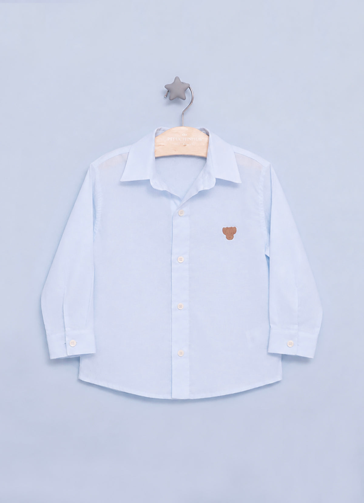 Camisa Algodão e Linho Patche For Boys