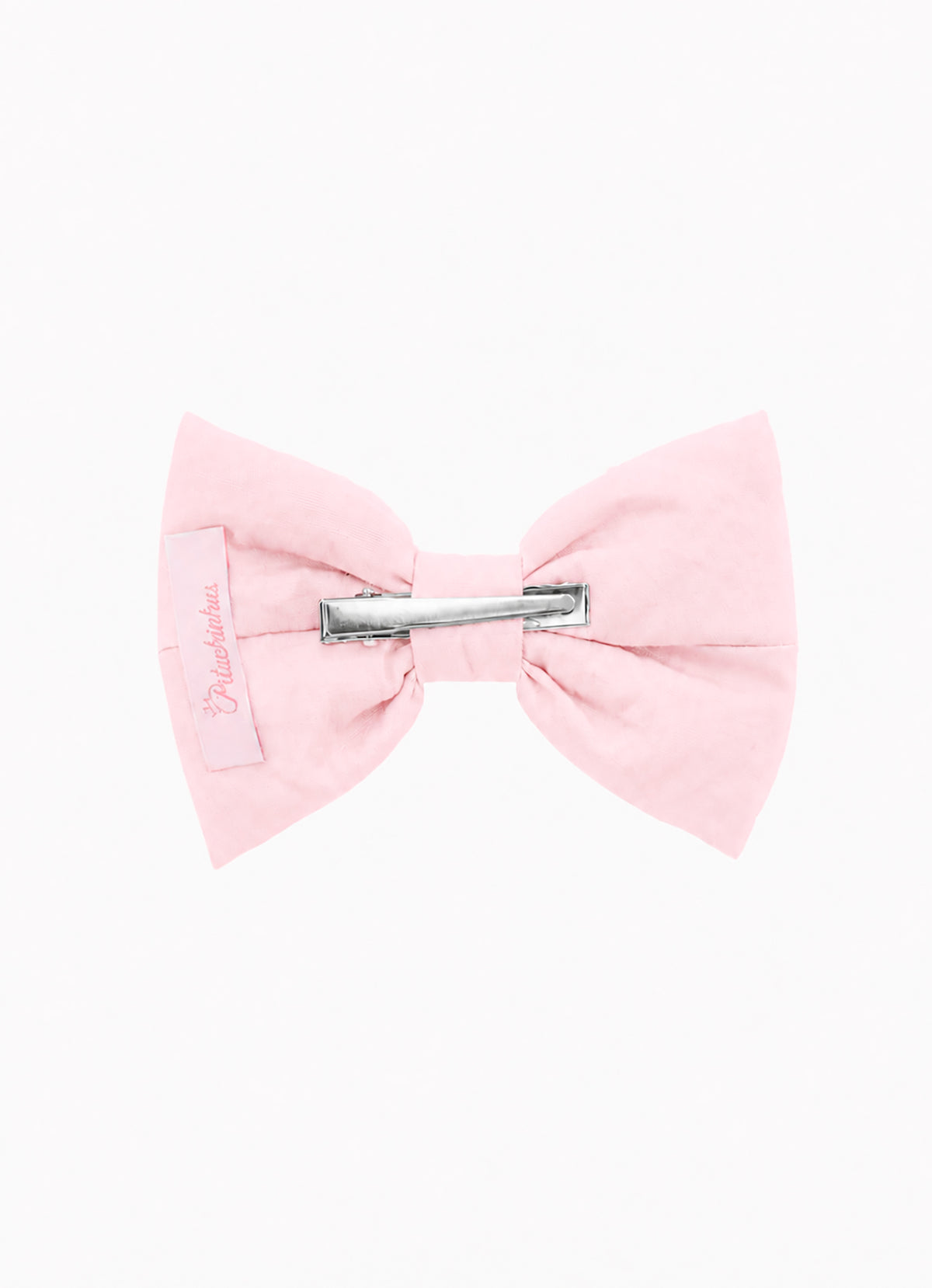Presilha Laço Tricoline Duas Unidades Rosa Baby