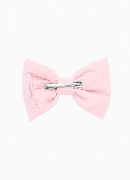 Presilha Laço Tricoline Duas Unidades Rosa Baby