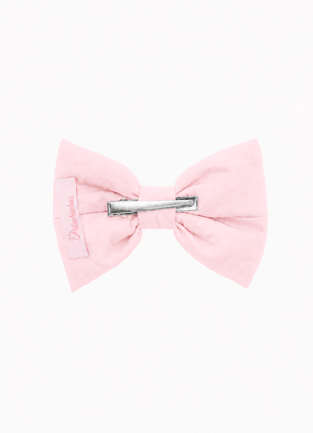 Presilha Laço Tricoline Duas Unidades Rosa Baby