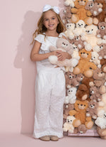 Conjunto Festa Blusa e Calça Reta Broderi