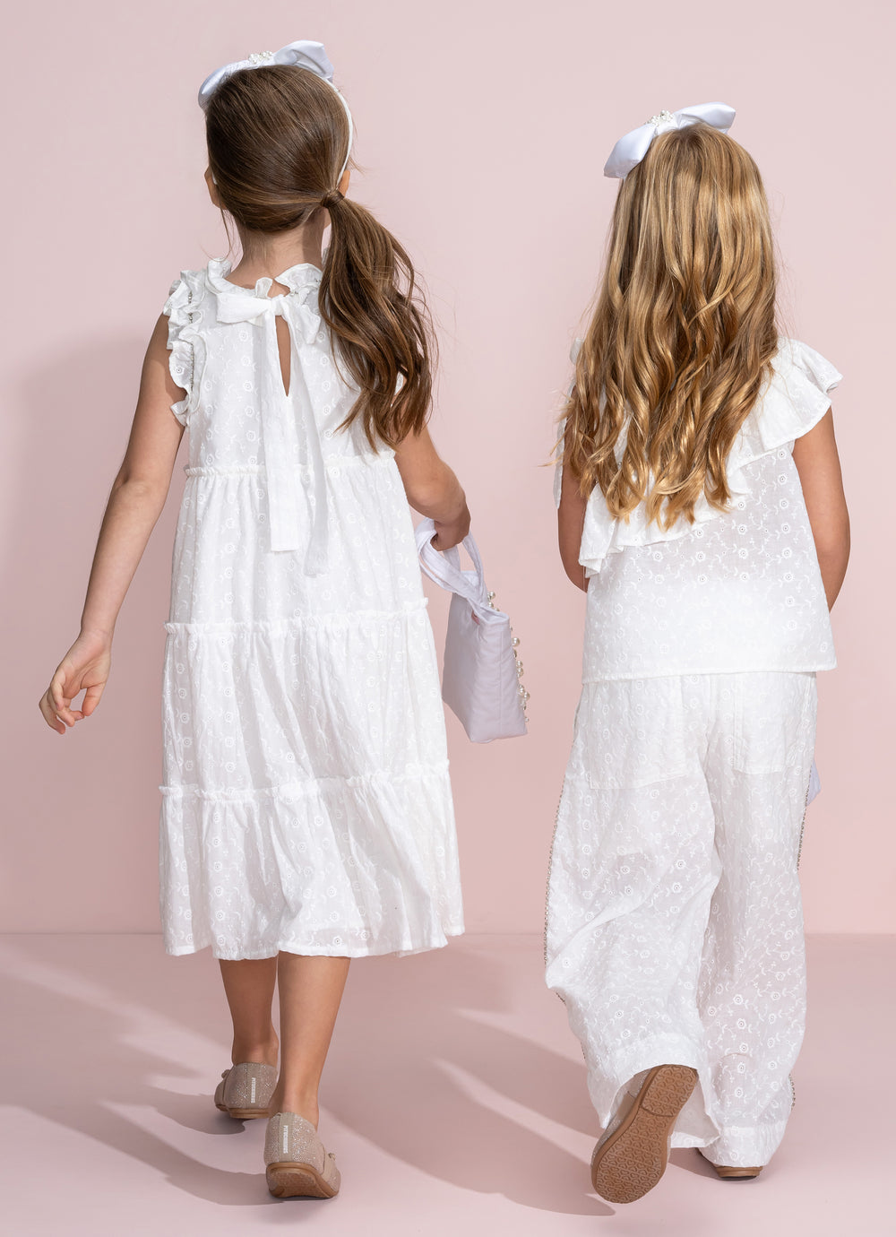 Conjunto Festa Blusa e Calça Reta Broderi