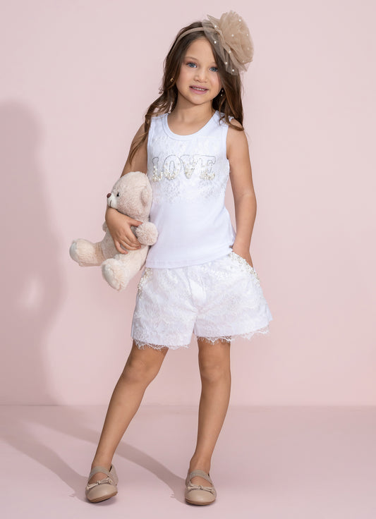 Conjunto Festa Regata Ribana e Short Tricoline