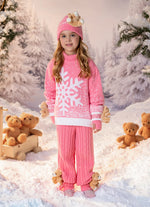 Calça Reta Tricot Tranças Après-Ski