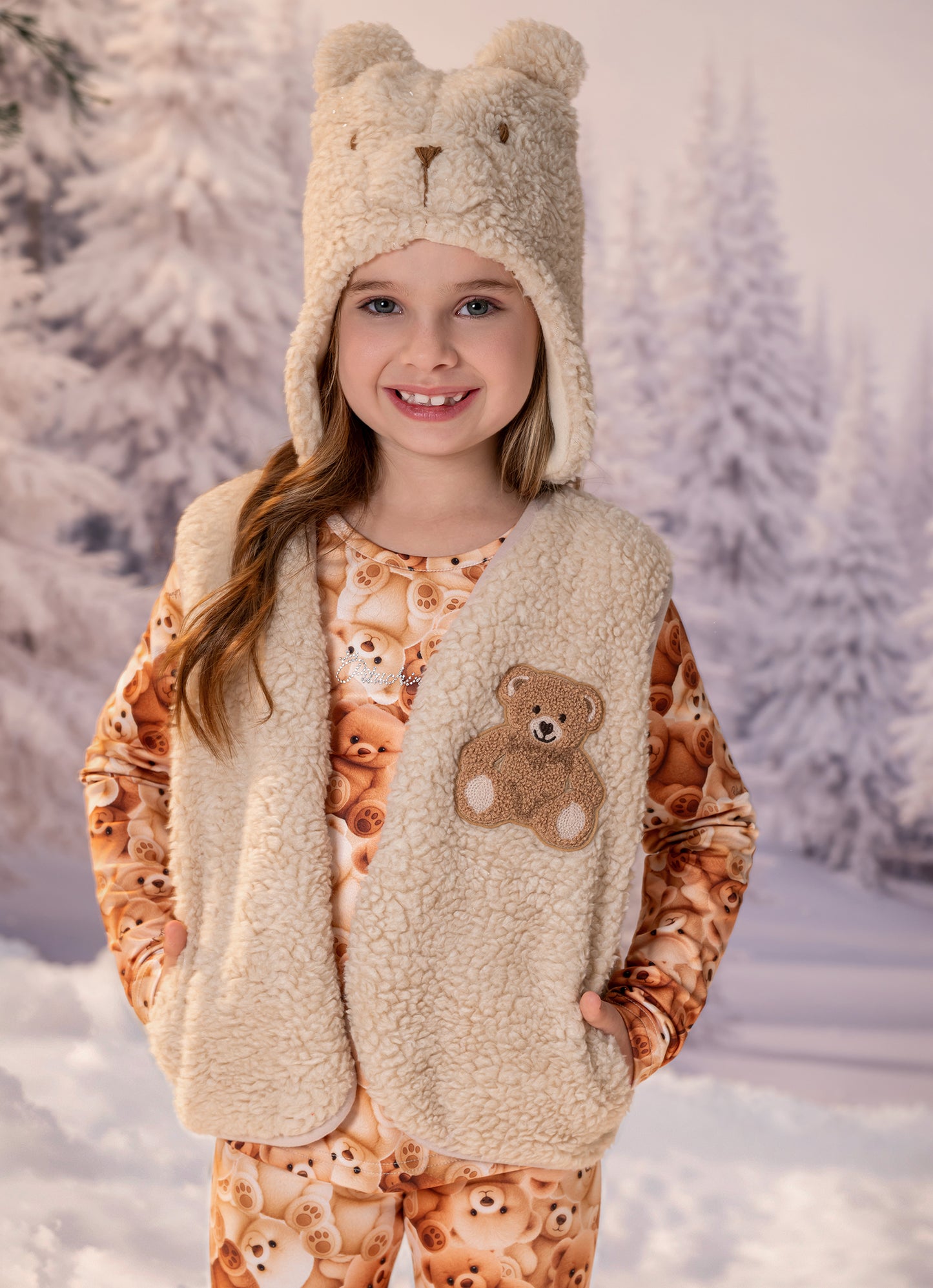 Colete Pele Carneirinho Aprés-Ski