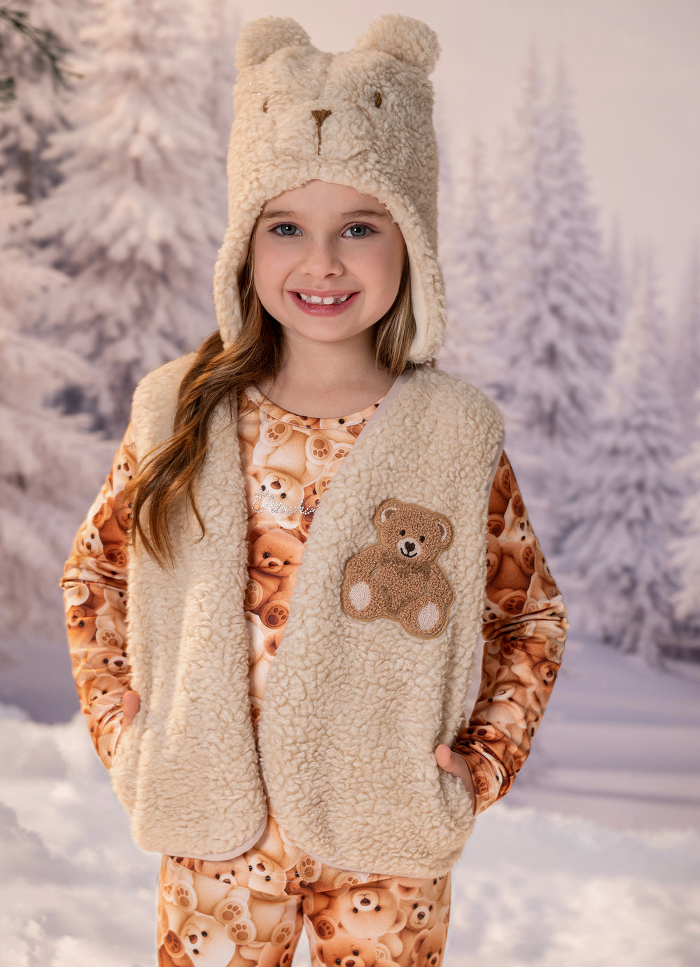 Colete Pele Carneirinho Aprés-Ski