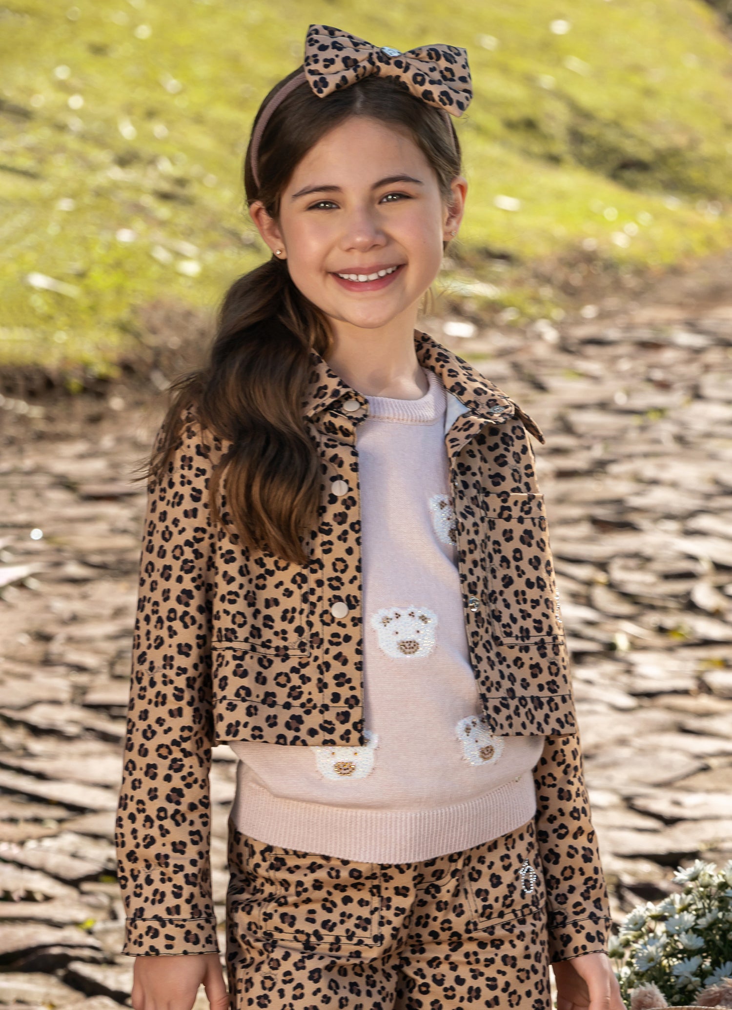 Jaqueta Sarja Estampa Onçinha