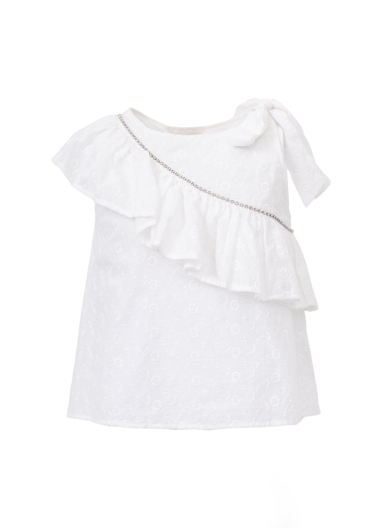 Conjunto Festa Blusa e Calça Reta Broderi