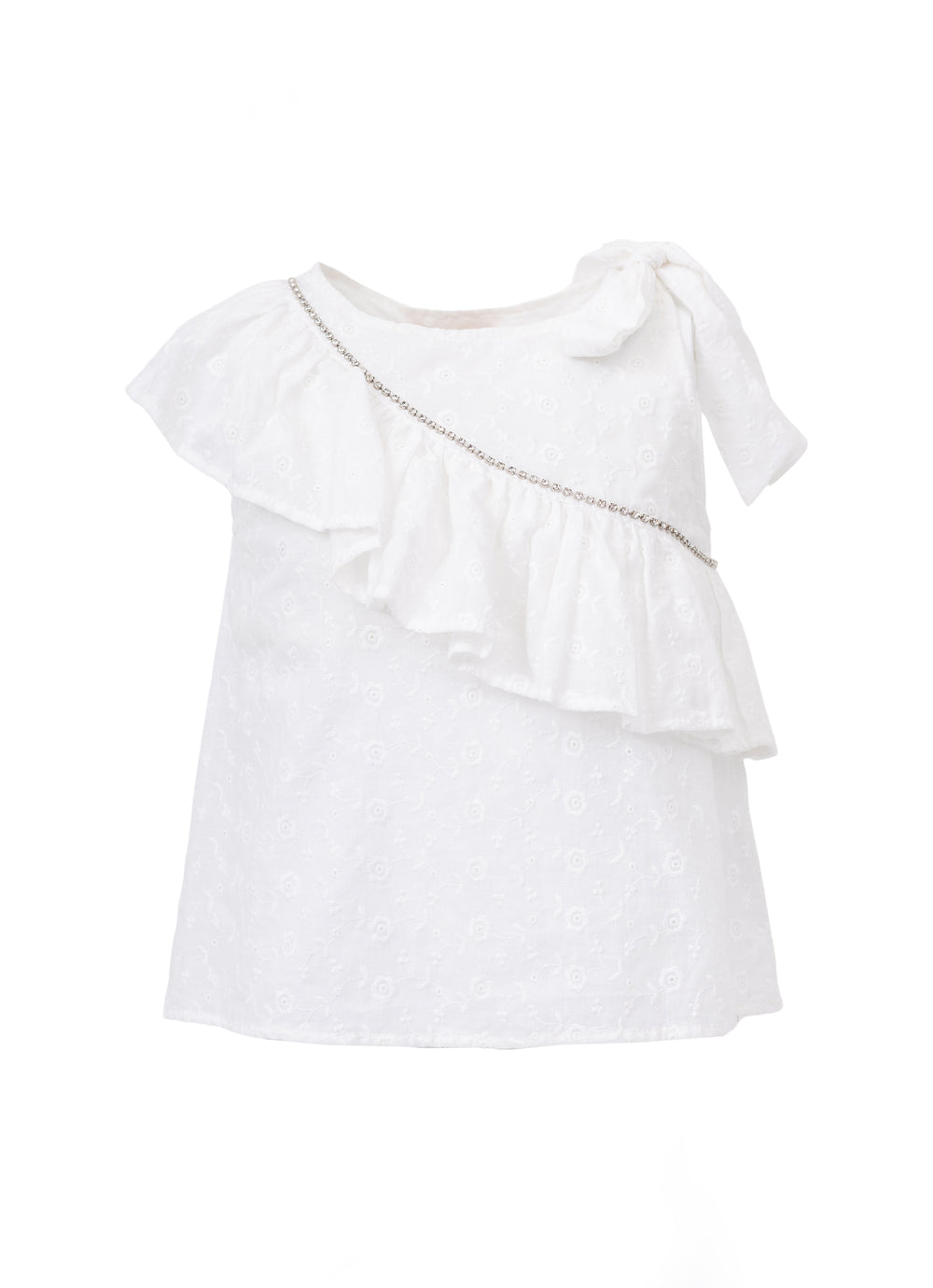 Conjunto Festa Blusa e Calça Reta Broderi