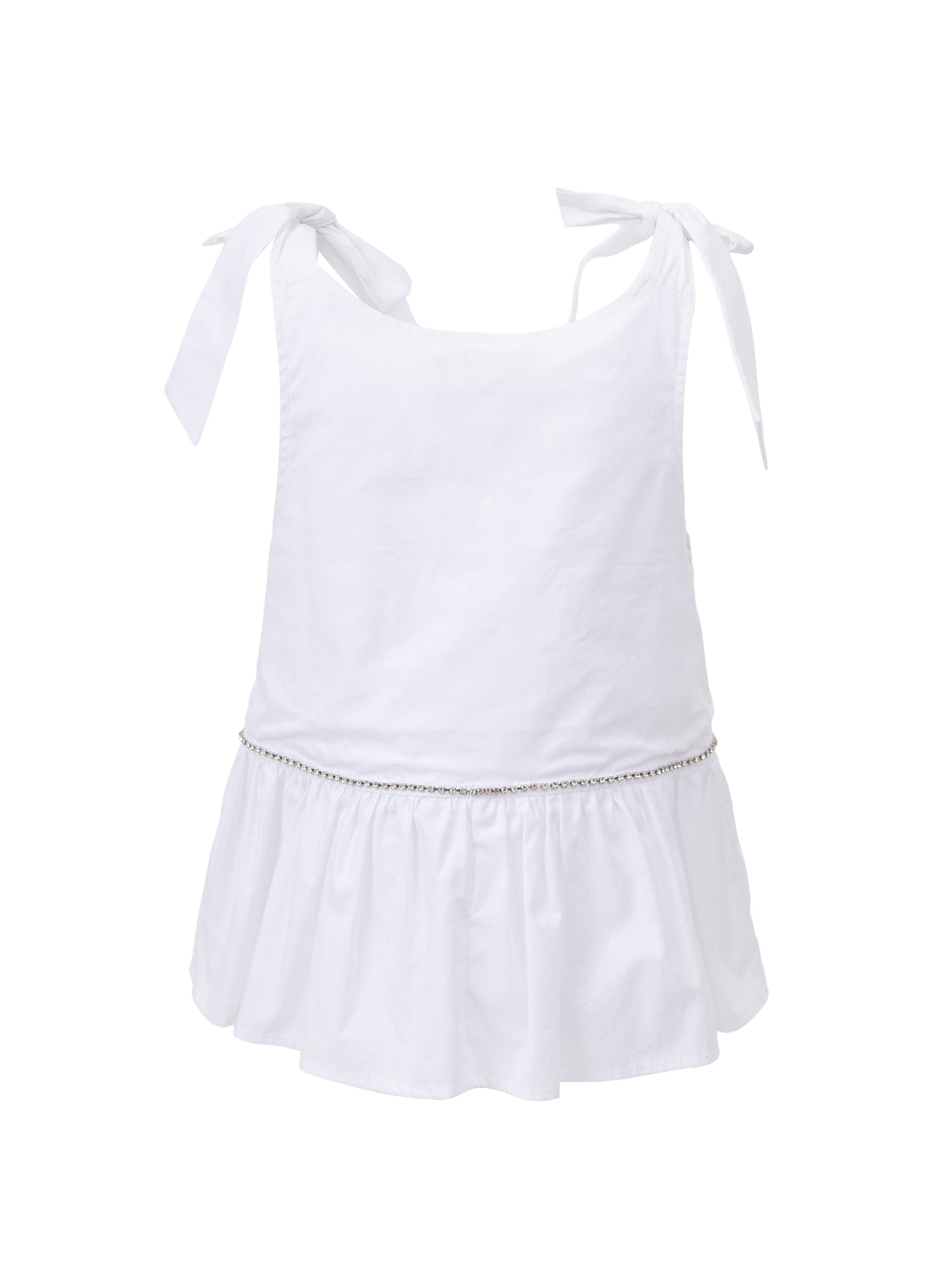 Conjunto Festa Blusa e Saia Short Tricoline