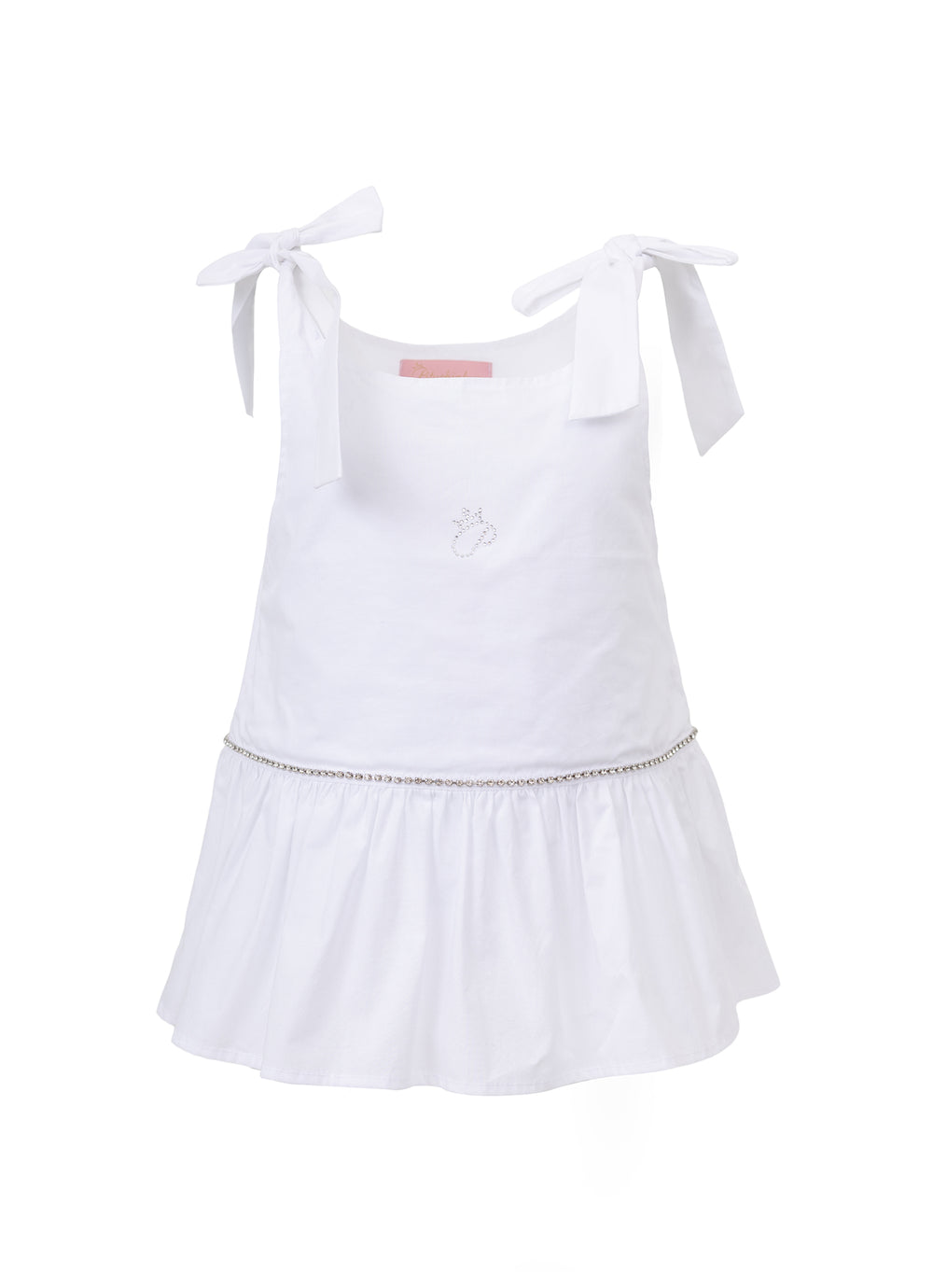 Conjunto Festa Blusa e Saia Short Tricoline