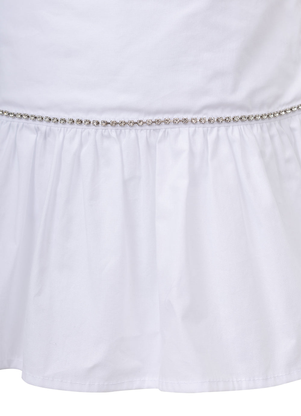 Conjunto Festa Blusa e Saia Short Tricoline