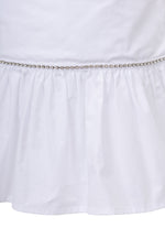 Conjunto Festa Blusa e Saia Short Tricoline