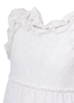 Vestido Festa  Broderi Babados Cristal