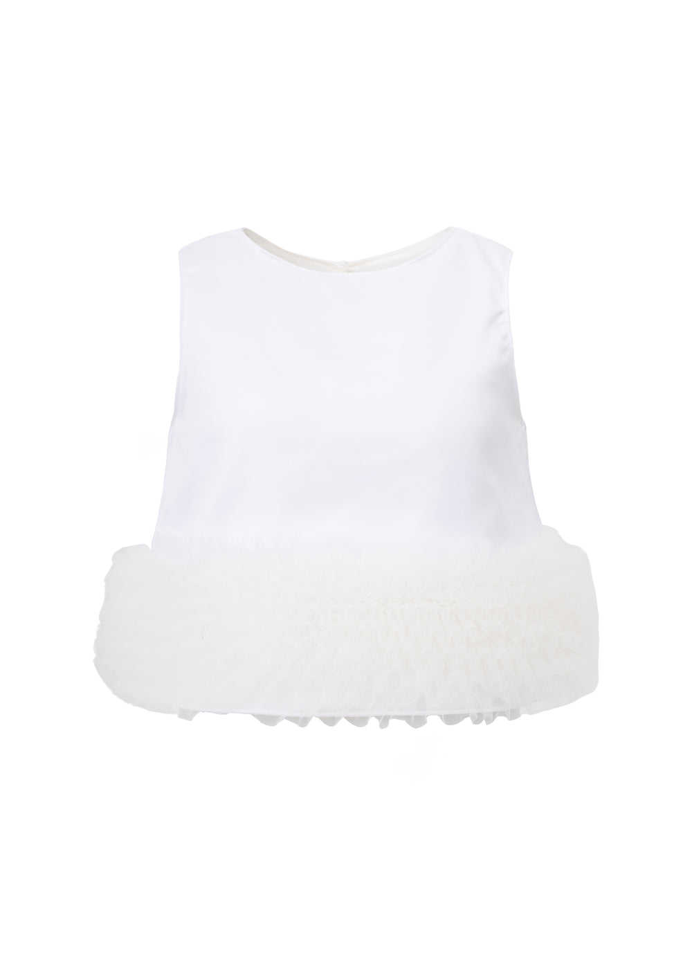 Conjunto Festa Regata e Saia Short Cetim e Tule