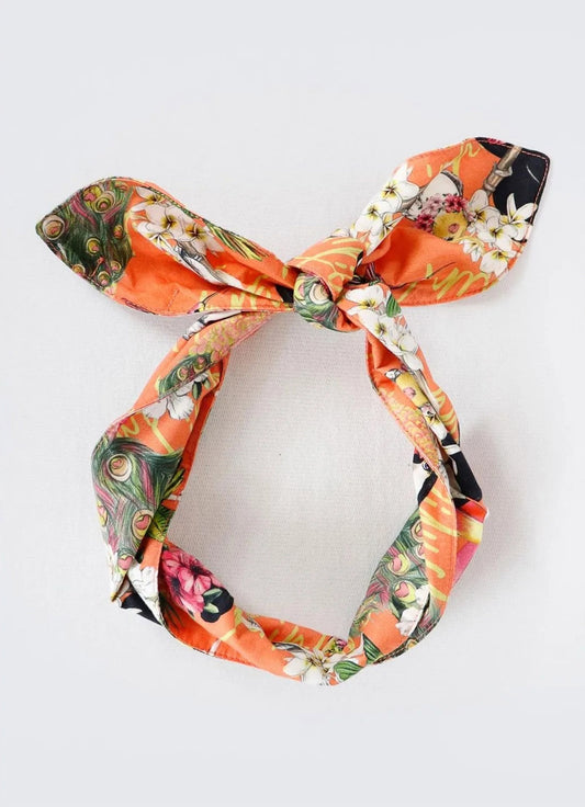Faixa Cabeça Algodão Estampado