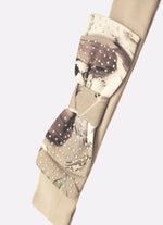 Faixa Cabeça Cotton Laço Estampado