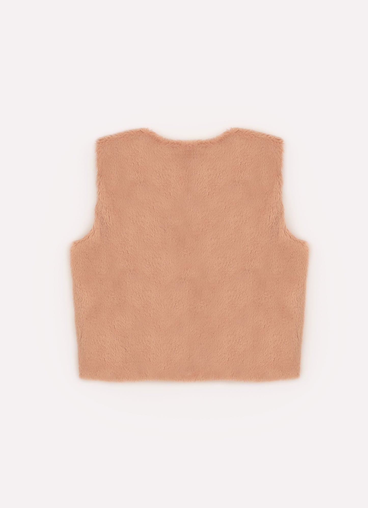 Colete Cropped Pele Fake