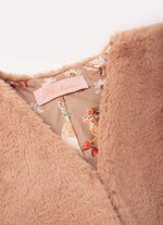 Colete Cropped Pele Fake