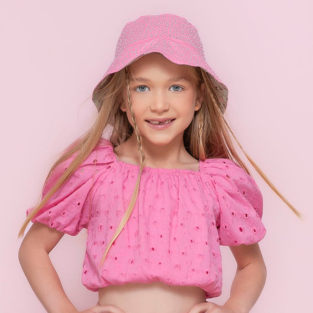 Blusa Cropped Broderi