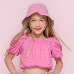 Blusa Cropped Broderi