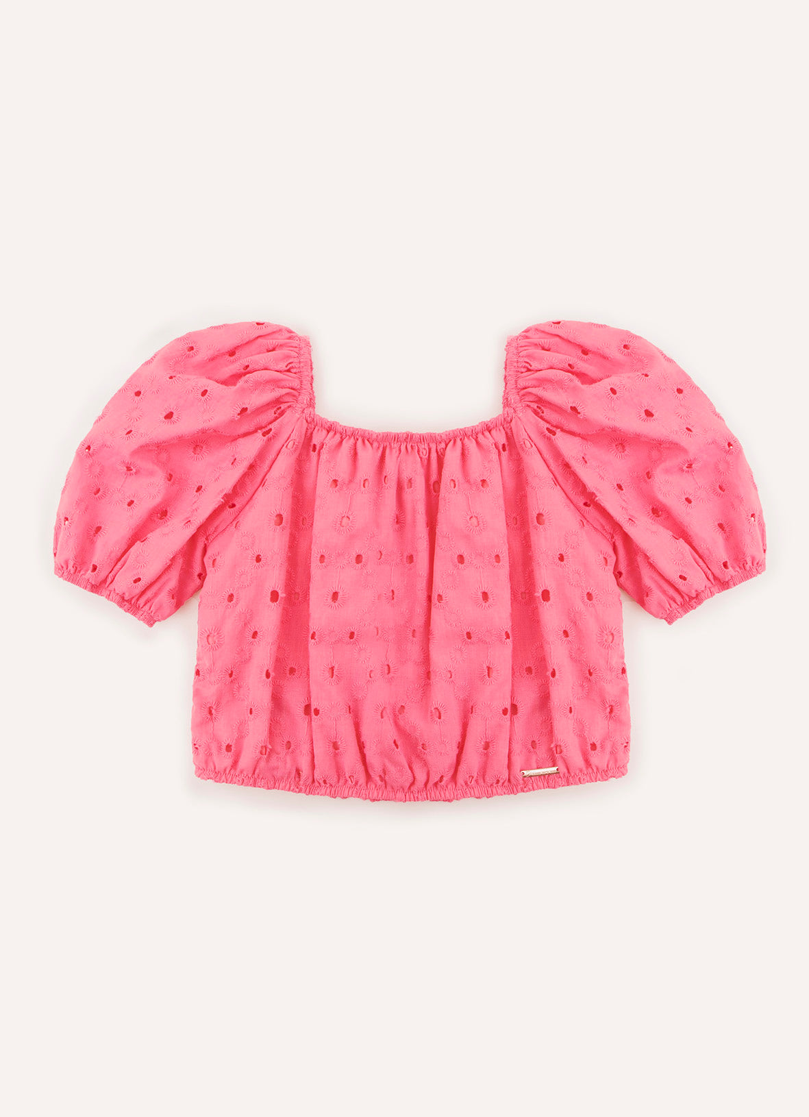 Blusa Cropped Broderi