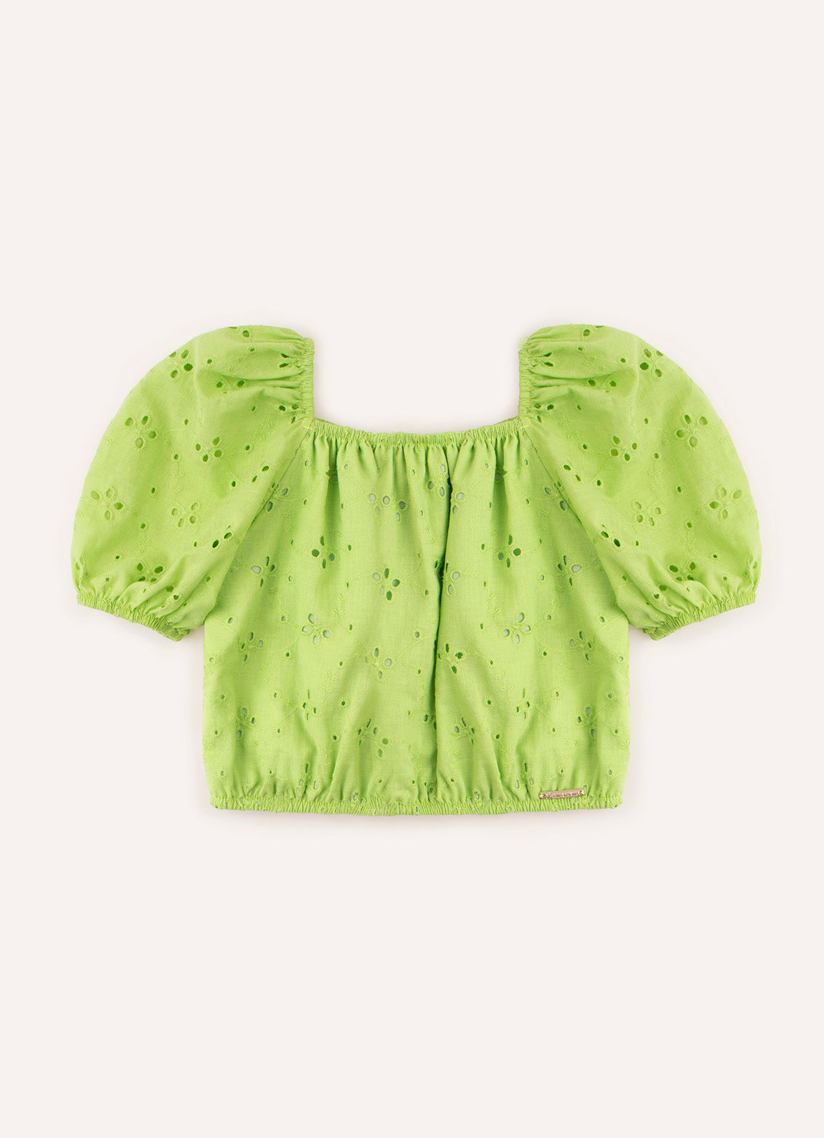 Blusa Cropped Broderi