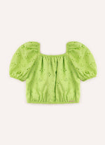 Blusa Cropped Broderi