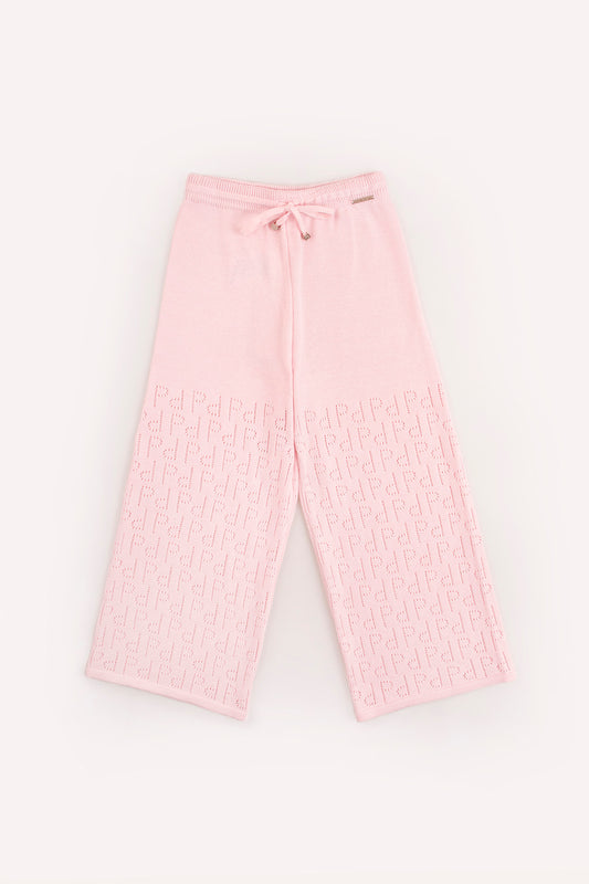 Calça Wide Leg Tricot