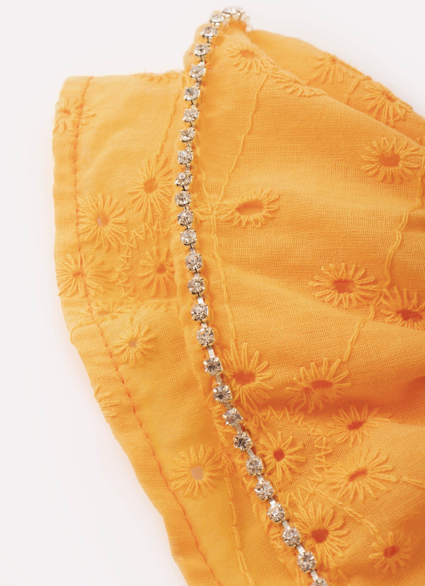 Blusa Alça Cropped Broderi