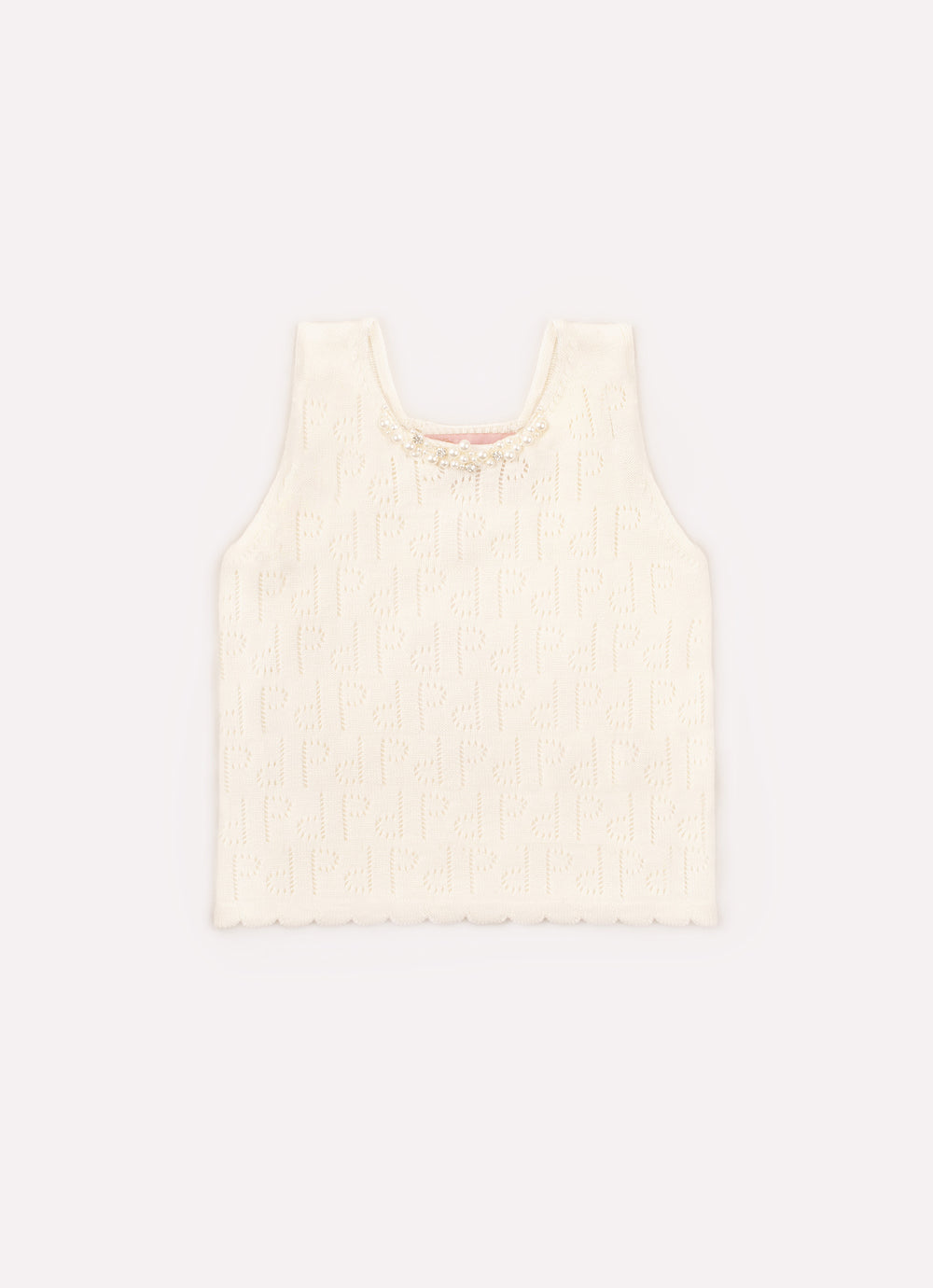 Blusa Cropped Tricot Ponto Crochet
