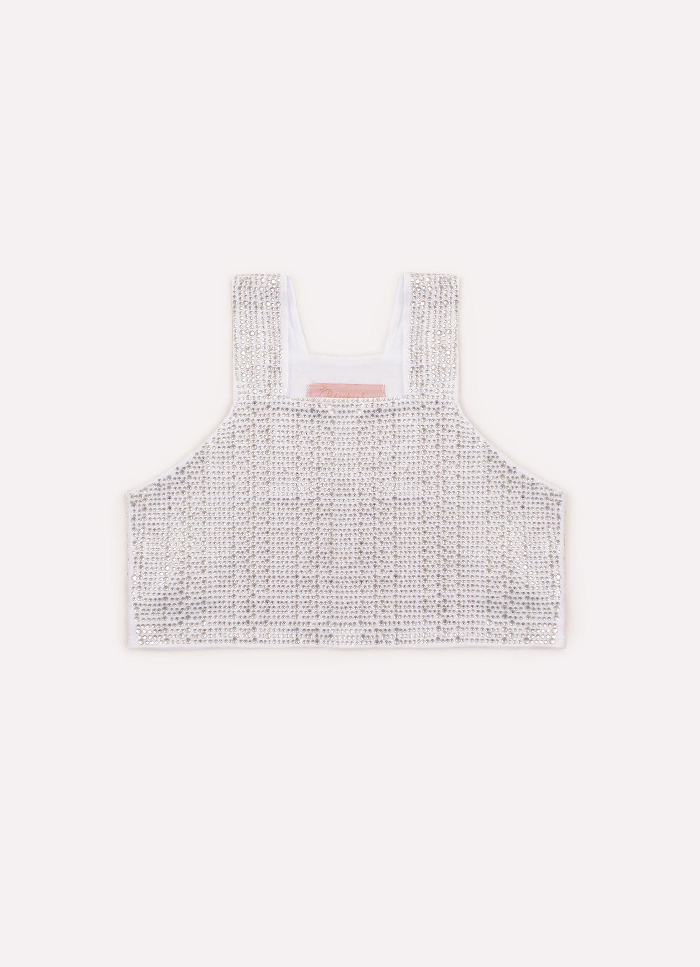 Blusa Cropped Cotton Cristais