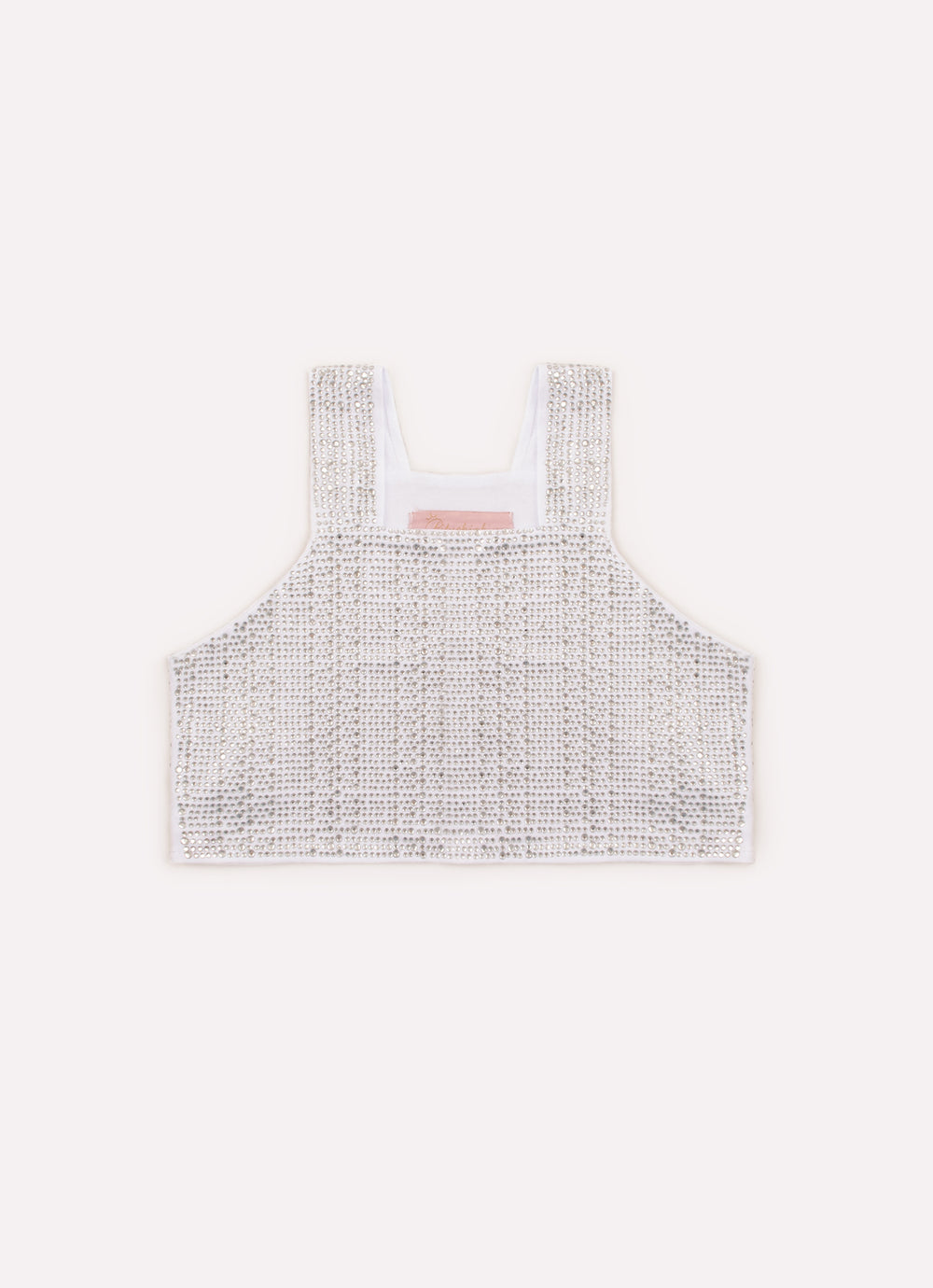 Blusa Cropped Cotton Cristais