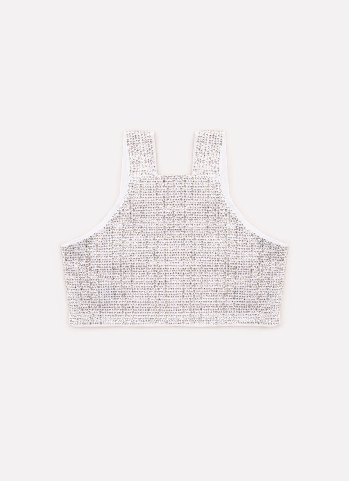 Blusa Cropped Cotton Cristais