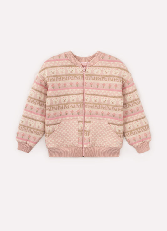 Jaqueta Puffer Tricot