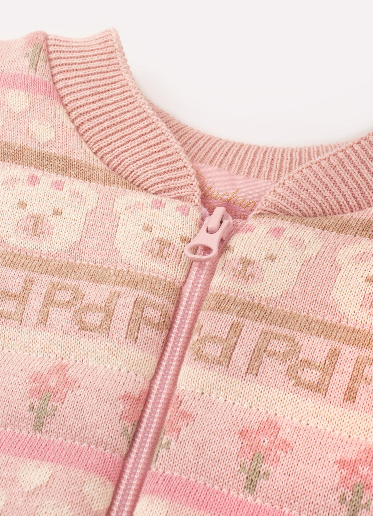 Jaqueta Puffer Tricot