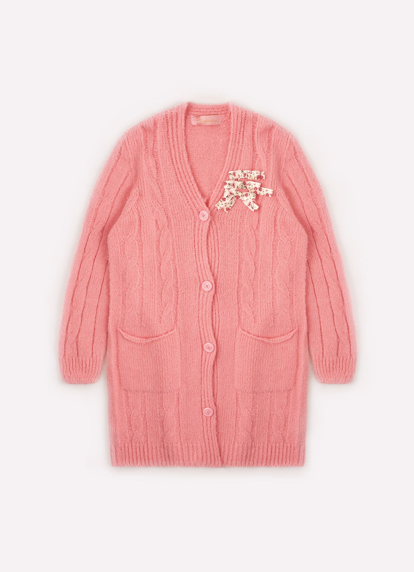 Maxi Casaco Tricot Sem Costura