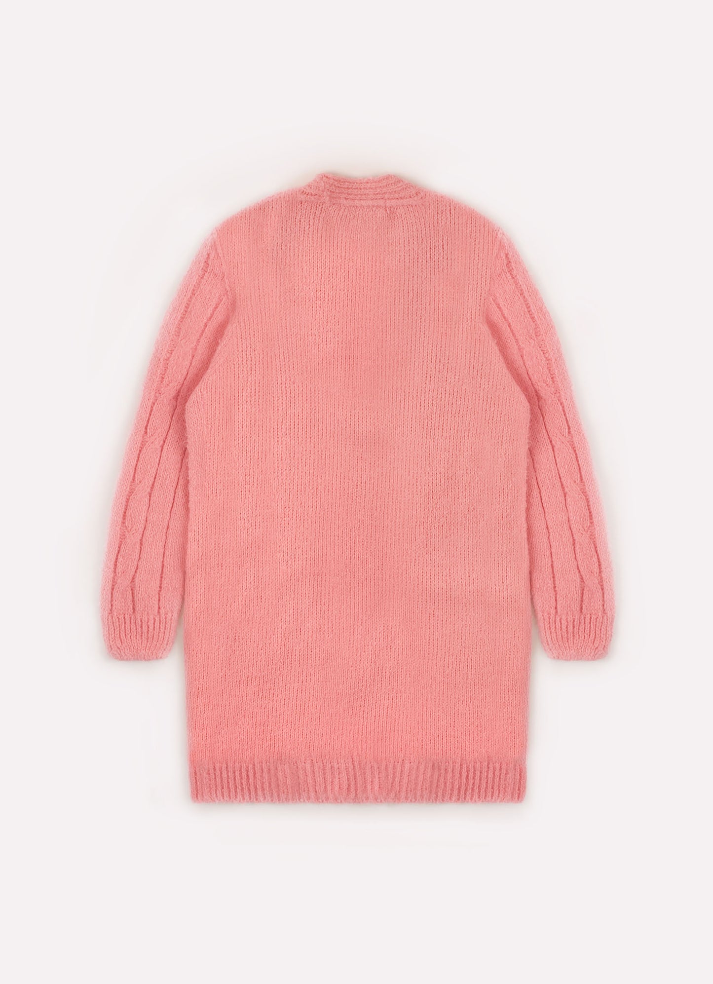 Maxi Casaco Tricot Sem Costura