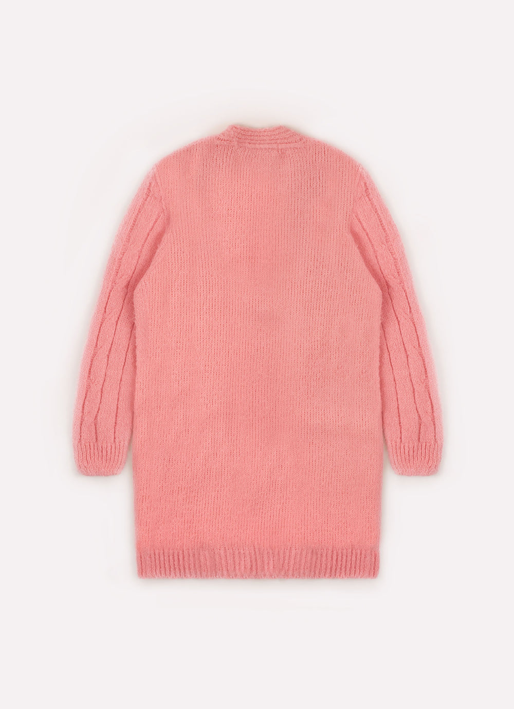 Maxi Casaco Tricot Sem Costura