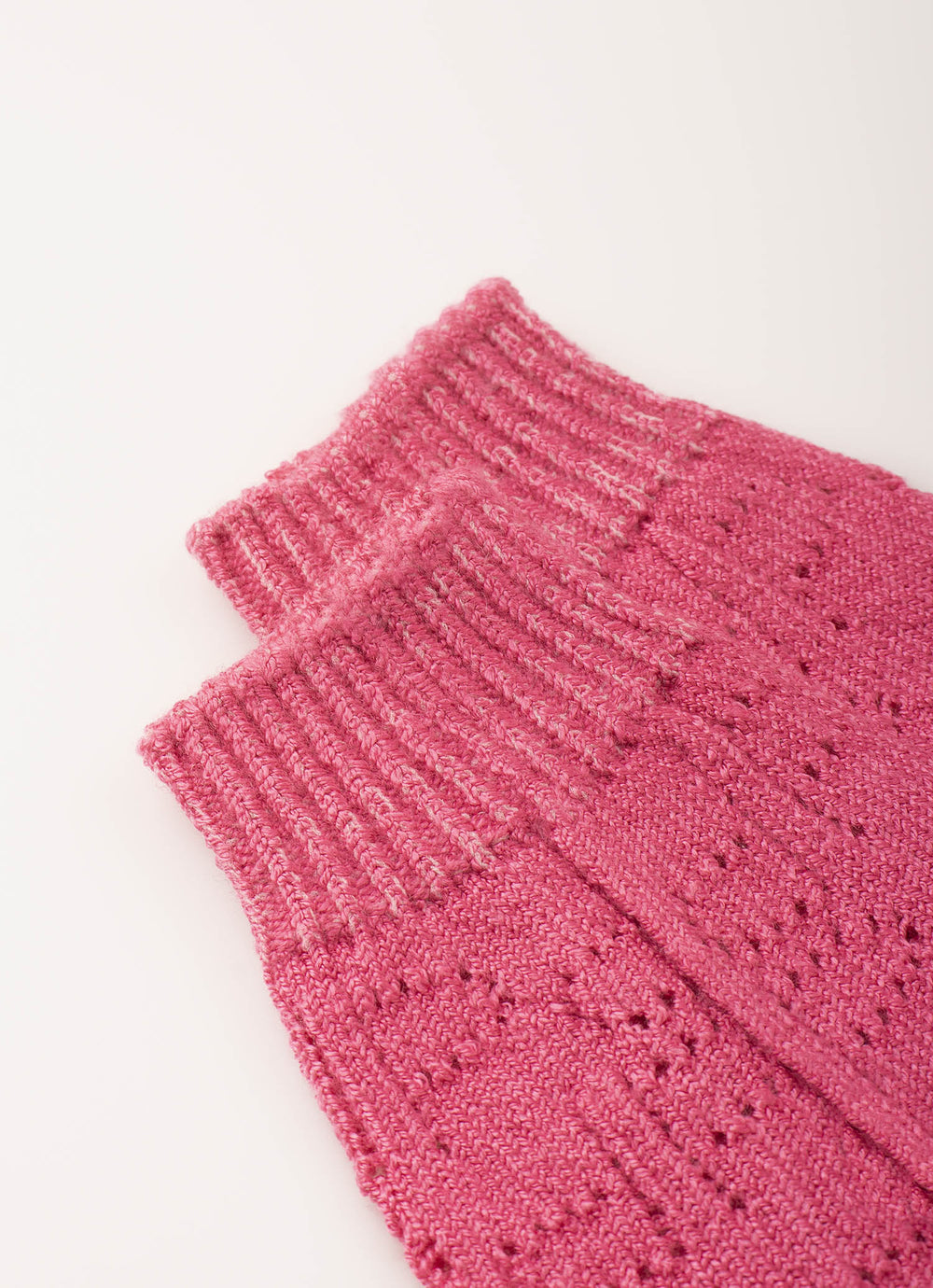 Meia Tricot Monogramas Vazados