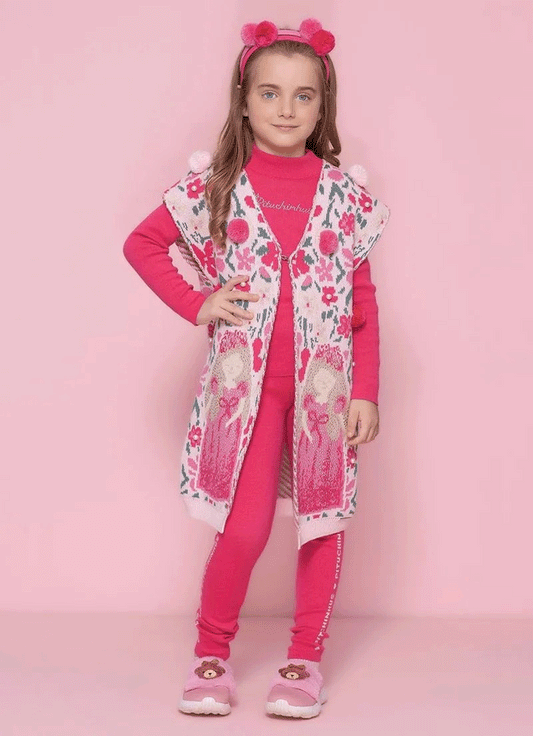 Colete Tricot Pompom