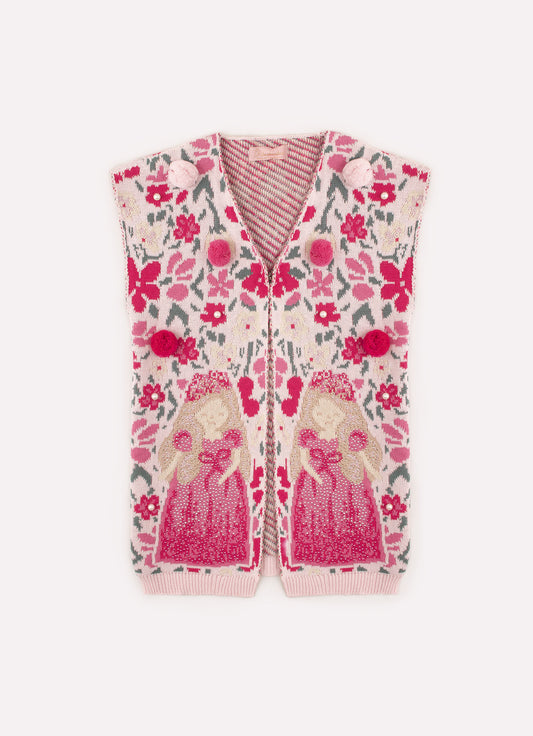 Colete Tricot Pompom