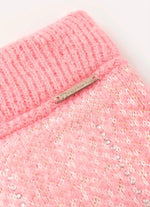 Saia Tricot Tweed Cristais