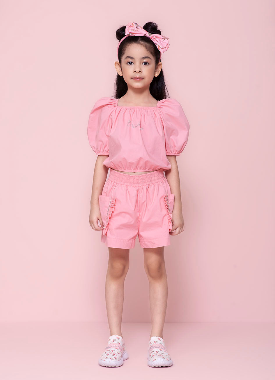 Blusa Cropped Tricoline