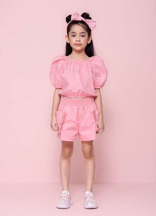 Blusa Cropped Tricoline