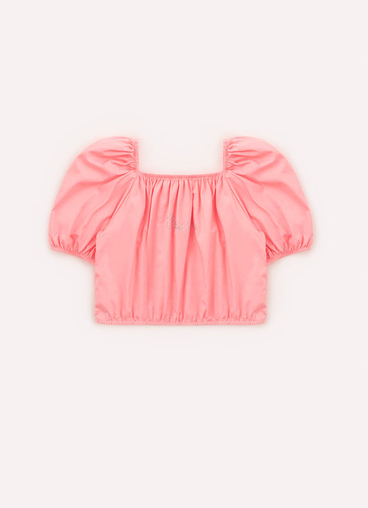 Blusa Cropped Tricoline