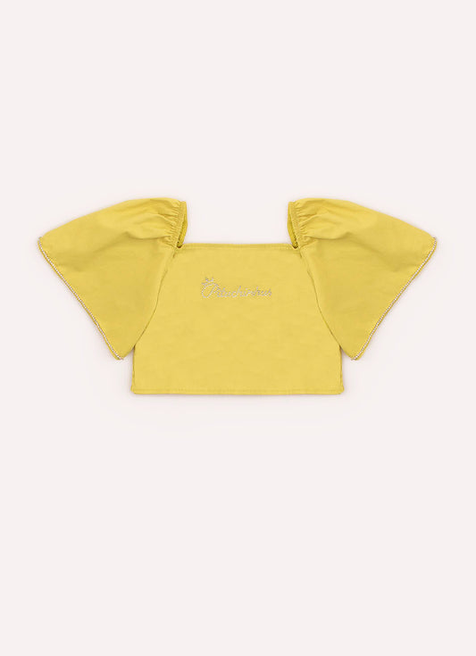 Blusa Cropped Tricoline