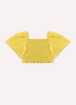 Blusa Cropped Tricoline